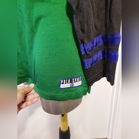 Polo sport ralph lauren multicolor embroidered letters man large stadium crew - Picture 2 of 13